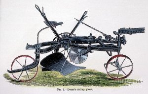 John Deere Riding Plow Figure