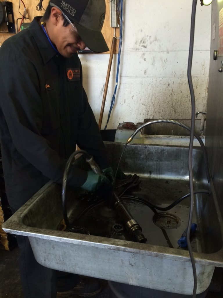 Cleaning Diesel Parts