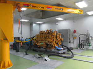 CAT Engine on Dyno